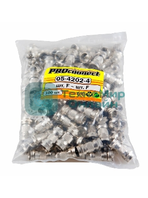 Переходник штекер F-штекер F PROconnect