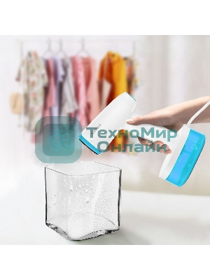 Отпариватель Kitfort КТ-985-3 бирюзовый, 1600 Вт, 28 г/мин, 250 мл