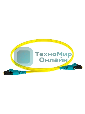 Патч-корд Panduit F92ELQ1Q1SNM003 2x9/125 OS1/OS2 LC push-pull-LC push-pull 3м LSZH желтый