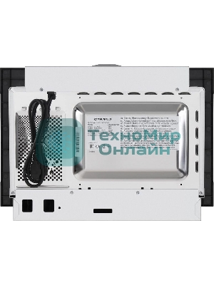 Встраиваемая микроволновая печь Maunfeld MBMO.20.1PGb черный, 20 л, 800 Вт, переключатели - поворотный механизм