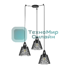 Светильник подвесной HIPER H155-2 3E2740Вт черный