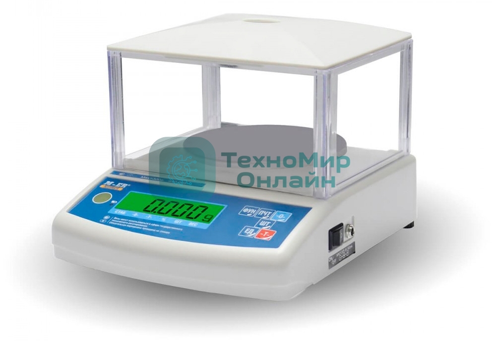 Весы лабораторные Mertech M-ER 122АCFJR-150.005 (3001) белый, до 0.15 кг