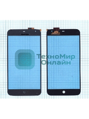Сенсорное стекло (тачскрин) для Meizu MX3 черное