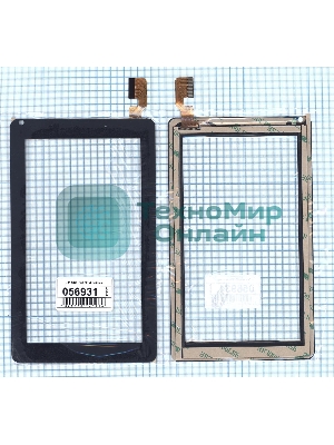 Сенсорное стекло (тачскрин) FHF70180, черное