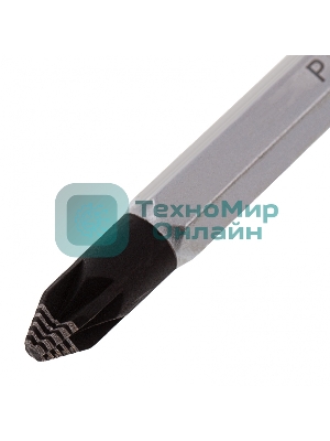 Отвертка Gross PZ2x100 мм, S2, 3к ручка