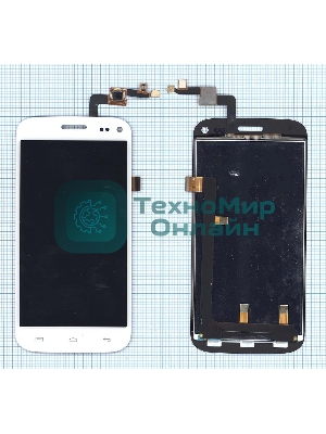 Дисплей для Micromax A200 Canvas Turbo Mini белый
