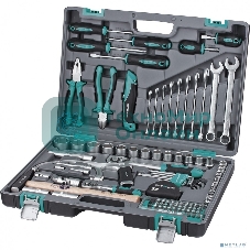 Набор инструментов Stels 141111/2'' 1/4'' CrV пластиковый кейс  98 предм.