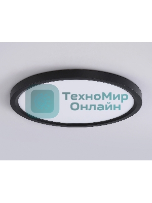 Светильник светодиодный ультратонкий Ambrella light FZ1908 BK черный IP54 35W 3000K-6500K CCT-переключатель D450*25 (Без ПДУ)