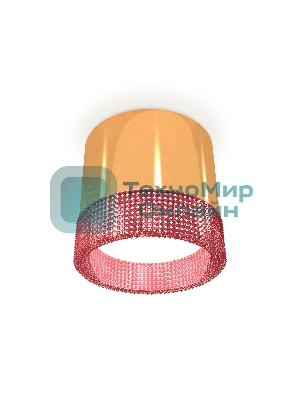 Светильник Ambrella Light XS8121022 PYG/PI золото желтое полированное/розовый GX53 (C8121, N8486)