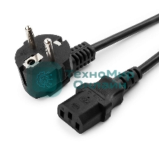 Кабель Gembird Power 250V 10A EUR, VDE питания сетевой, Евровилка, заземление, 5m (PC-186-VDE-5M)