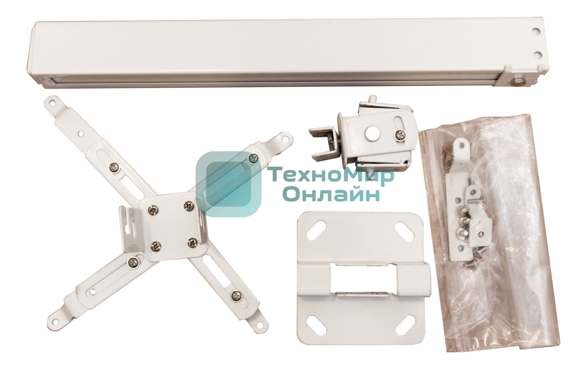 Крепление для проектора, с квадратной штангой 100см, цв. белый