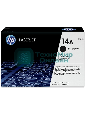 Картридж лазерный HP CF214A черный LaserJet 700 MFP M712 (10 000 стр.)