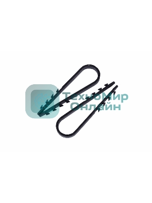 Дюбель-хомут нейлоновый PROconnect 19-25 мм, черный, упаковка 100 шт.