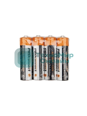 Солевая батарейка АА PROconnect (R6P)