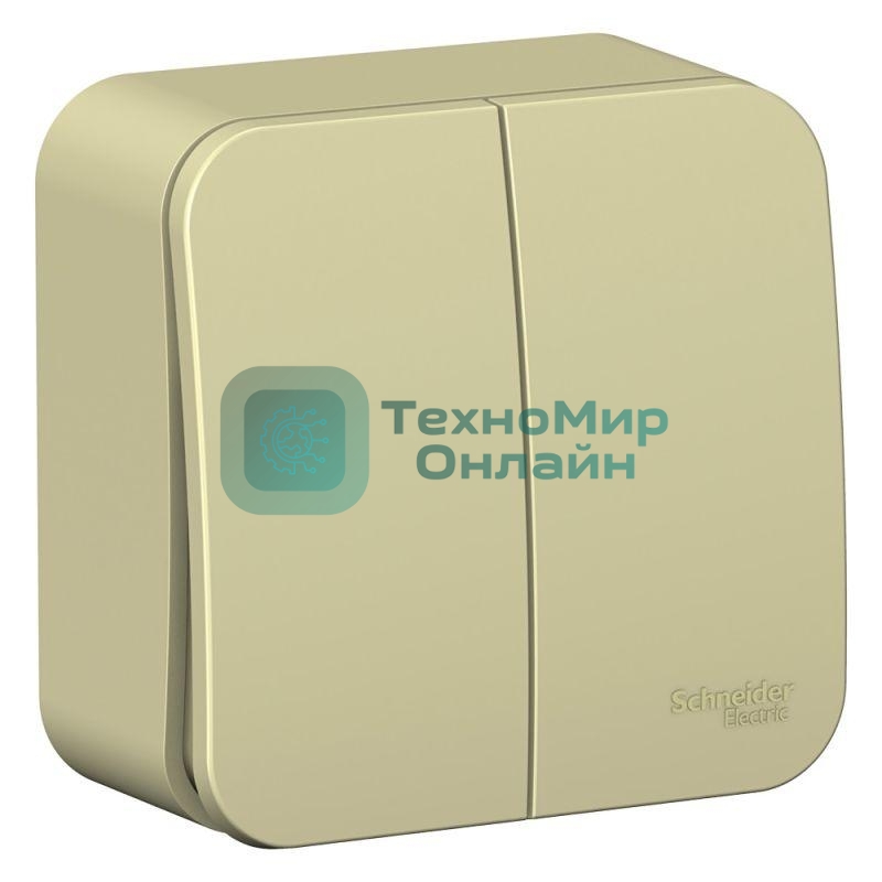 Выключатель 2-кл. ОП Blanca (сх.5) 10А 250 В изол. пласт. беж. SchE BLNVA105017