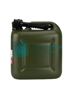 Канистра Rexant для ГСМ и технических жидкостей, вертикальная 10 л, пластиковая, усиленная