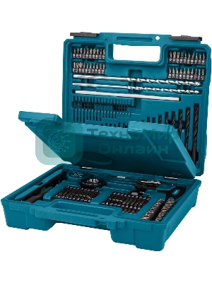 Набор принадлежностей Makita E-06270 212 предметов (жесткий кейс)