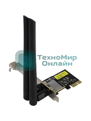 Сетевой адаптер WiFi D-Link DWA-582/RU/10/B1A DWA-582 PCI Express (ант.внеш.съем) 2ант. (упаковка 10 шт)