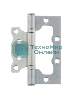 Петля накладная ПНУ-100, цинк, 4шт. (Металлист) Россия