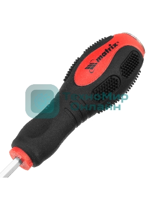 Отвертка Matrix Ударная, PH1x75 мм, двух-компонентная рукоятка, CrV