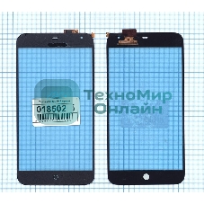 Сенсорное стекло (тачскрин) для Meizu MX3 черное