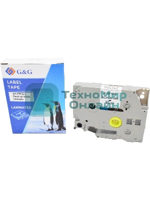 Картридж ленточный G&G GG-TZE221 черный на белом 9x8 для Brother 1010/1280/1280VP/2700VP