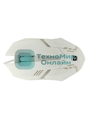 Мышь проводная Defender Cyber MB-560L белый, 1200 dpi, USB, кнопки - 3