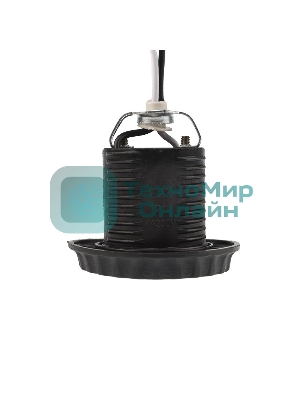 Патрон E27 Rexant с проводом 20 см черный