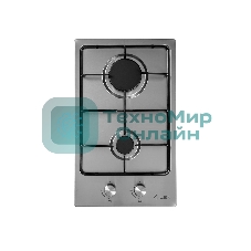 Газовая варочная панель LEX GVS 320 IX1000/3000Вт 2конфорки нерж.сталь