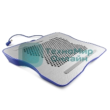 Подставка для ноутбука CROWN CMLC-1001 silver&blue (до 15,6