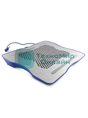 Подставка для ноутбука CROWN CMLC-1001 silver&blue (до 15,6