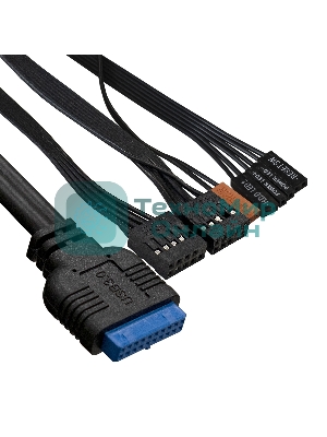 Компьютерный корпус Minitower ExeGate EX291272RUS BAA-109U2-AAA350 (mATX, AAA350 8см, 2*USB+2*USB 3.0, аудио, черный)