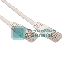 Патч-корд U/UTP Rexant cat.6a (10G), RJ45-RJ45, неэкранированный, 28AWG, LSZH, серый, 1 м