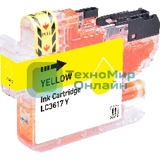 Картридж струйный Cactus CS-LC3617Y желтый (14 мл) для Brother MFC-J2330DW/J2730DW/J3530DW/J3930DW
