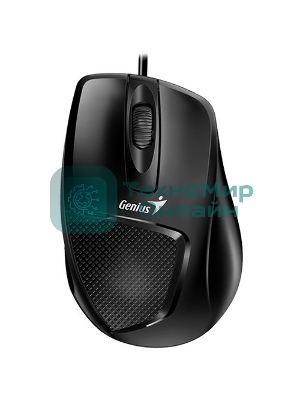Мышь проводная Genius DX-150X черный, 1000 dpi, USB, кнопки - 3