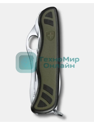 Нож перочинный Victorinox Military (0.8461.MWCH) 111мм 10функций зеленый/черный карт.коробка