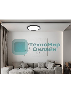 Светильник светодиодный ультратонкий Ambrella light FZ1908 BK черный IP54 35W 3000K-6500K CCT-переключатель D450*25 (Без ПДУ)