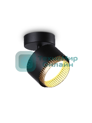 Светильник Ambrella light TN71282  BK/GD черный/золото GX53 max 12W D95*137