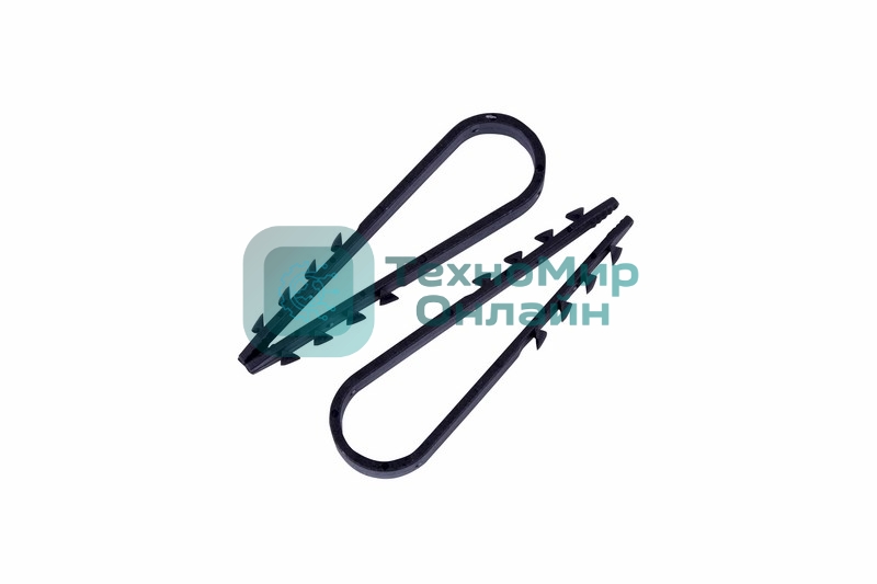 Дюбель-хомут нейлоновый PROconnect 5-10 мм, черный, упаковка 100 шт.