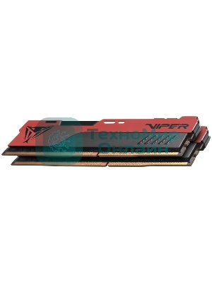 Оперативная память Patriot Viper Elite II, DDR4, 16GB (2x8 GB), 2666 MHz, CL16, DIMM, радиатор, красный