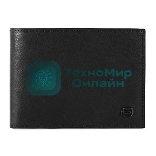 Кошелек мужской Piquadro Black Square PU257B3R/N черный натур.кожа