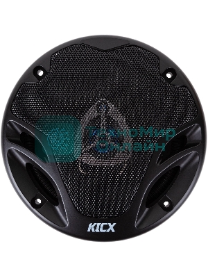 Колонки автомобильные Kicx GX-165 140Вт 92дБ 4Ом 16.5см (6 1/2дюйм) (ком.:2кол.) коаксиальные трехполосные