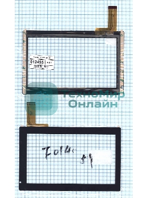 Сенсорное стекло (тачскрин) LT-14, черное