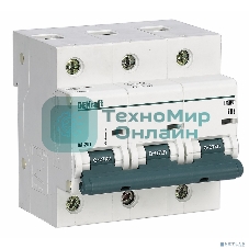 Выключатель автоматический трехполюсный ВА-201 100А C 10кА 13009DEK DEKraft