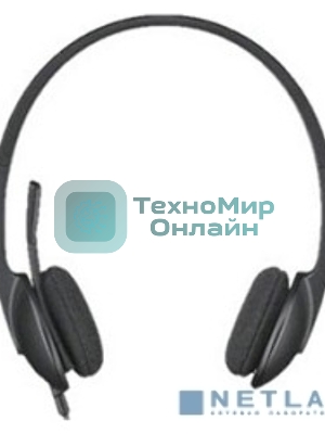 Гарнитура Logitech H340 чёрный, проводная, USB