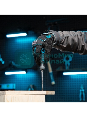 Отвертка Gross PZ2x100 мм, S2, 3к ручка