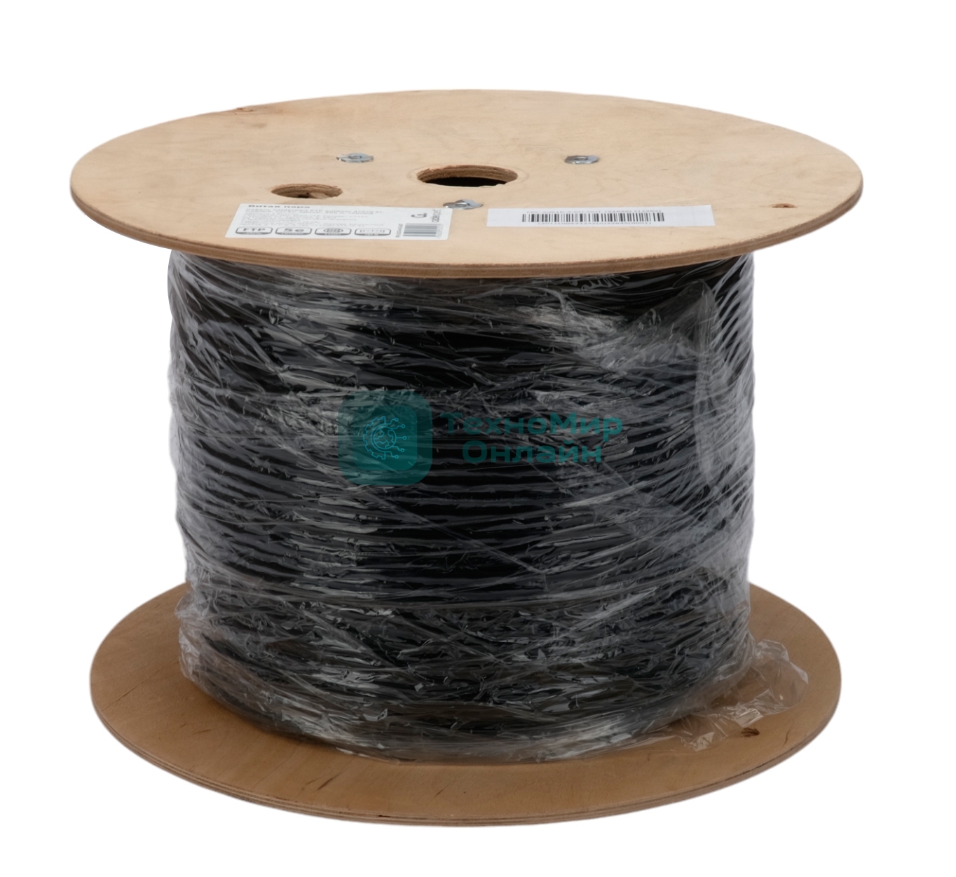 Кабель Cablexpert FPC-5051E-4-CU-OUT, FTP outdoor 4x2x0.51, медный, FLUKE TEST, кат.5e, однож., 305м, катушка, черный