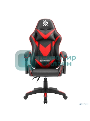 Кресло Defender XCOM черный, экокожа, 120 кг, механизм качания