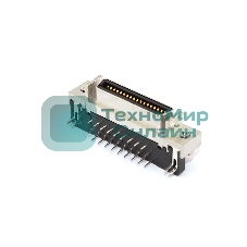 Разъем SCSI тип HPCN 36 пин для монтажа на плату, сквозная пайка