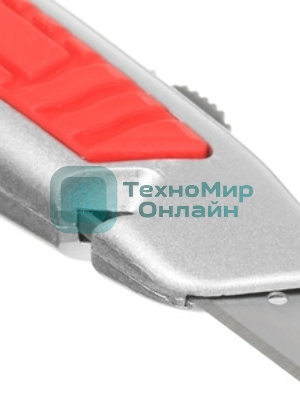 Нож Matrix, выдвижное трапециевидное лезвие, отделение для лезвий, метал.корпус